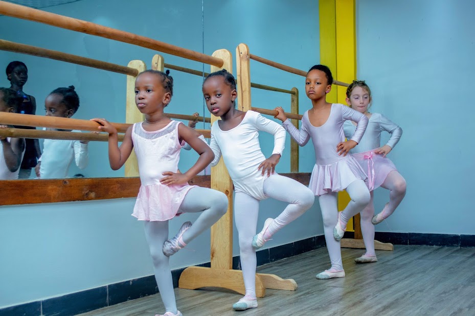 Ballet clothes for classes in Uganda, Kampala