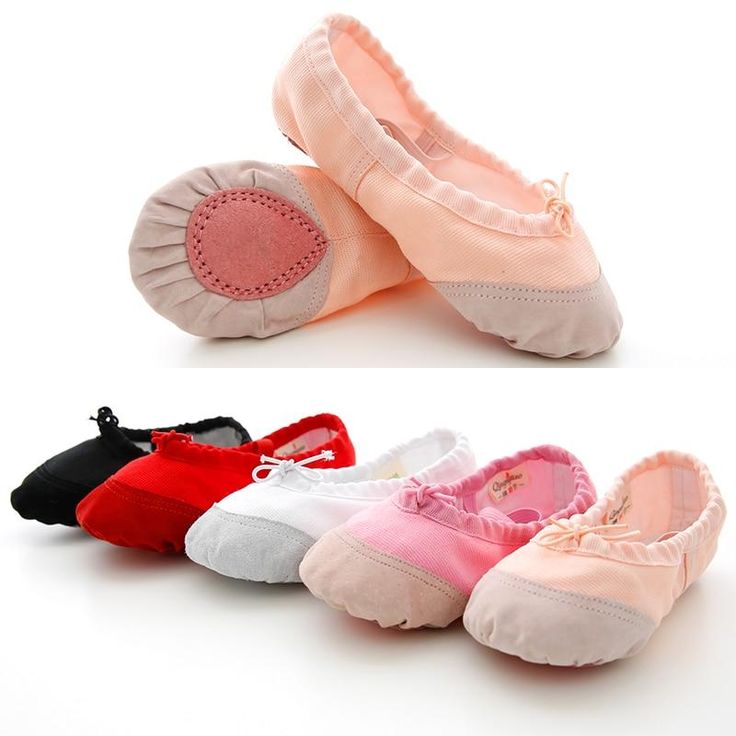 Elastic Canvas Ballet Shoes