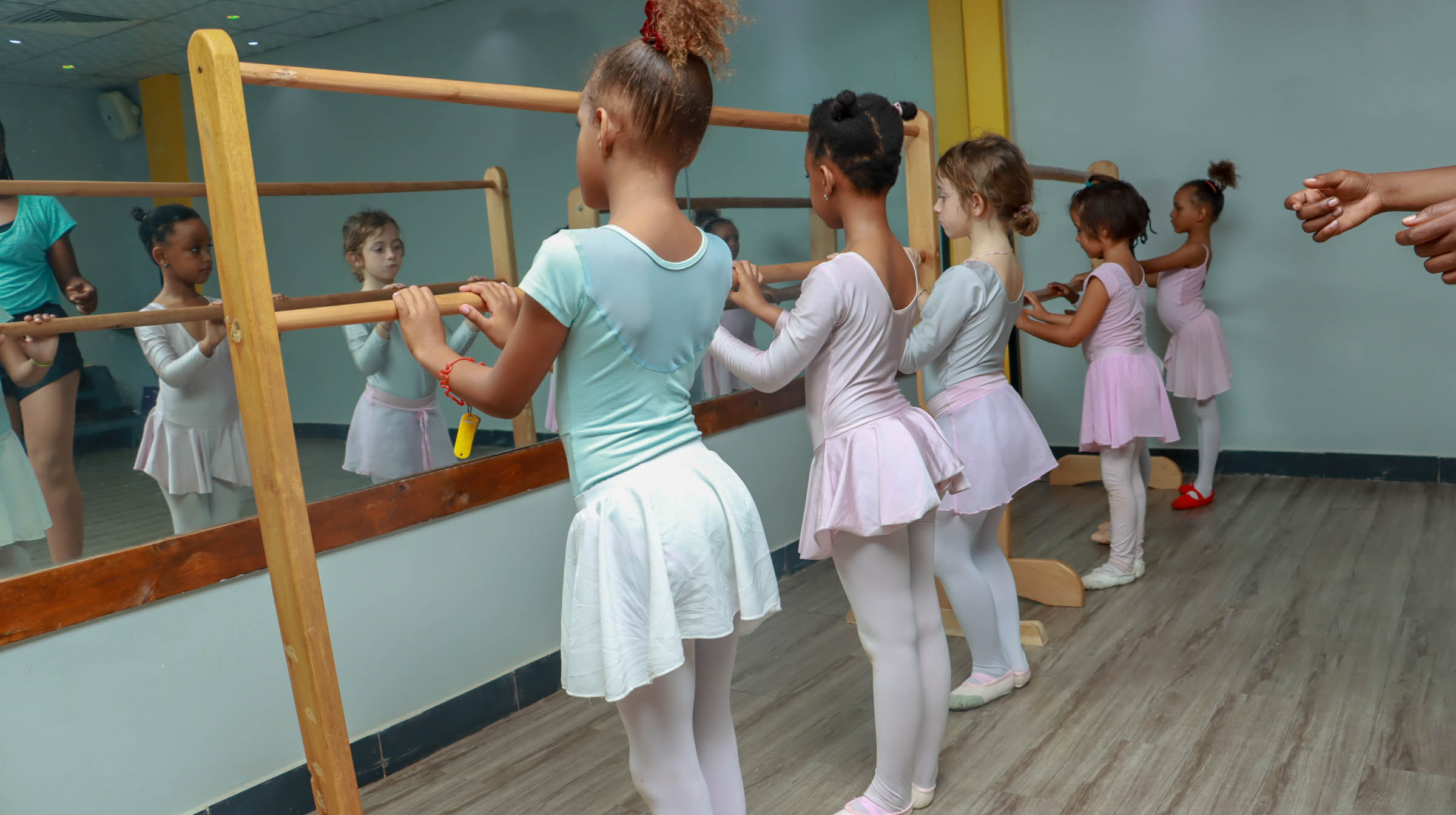 Ballet School dance presentation idea practice at Leotard Ballet