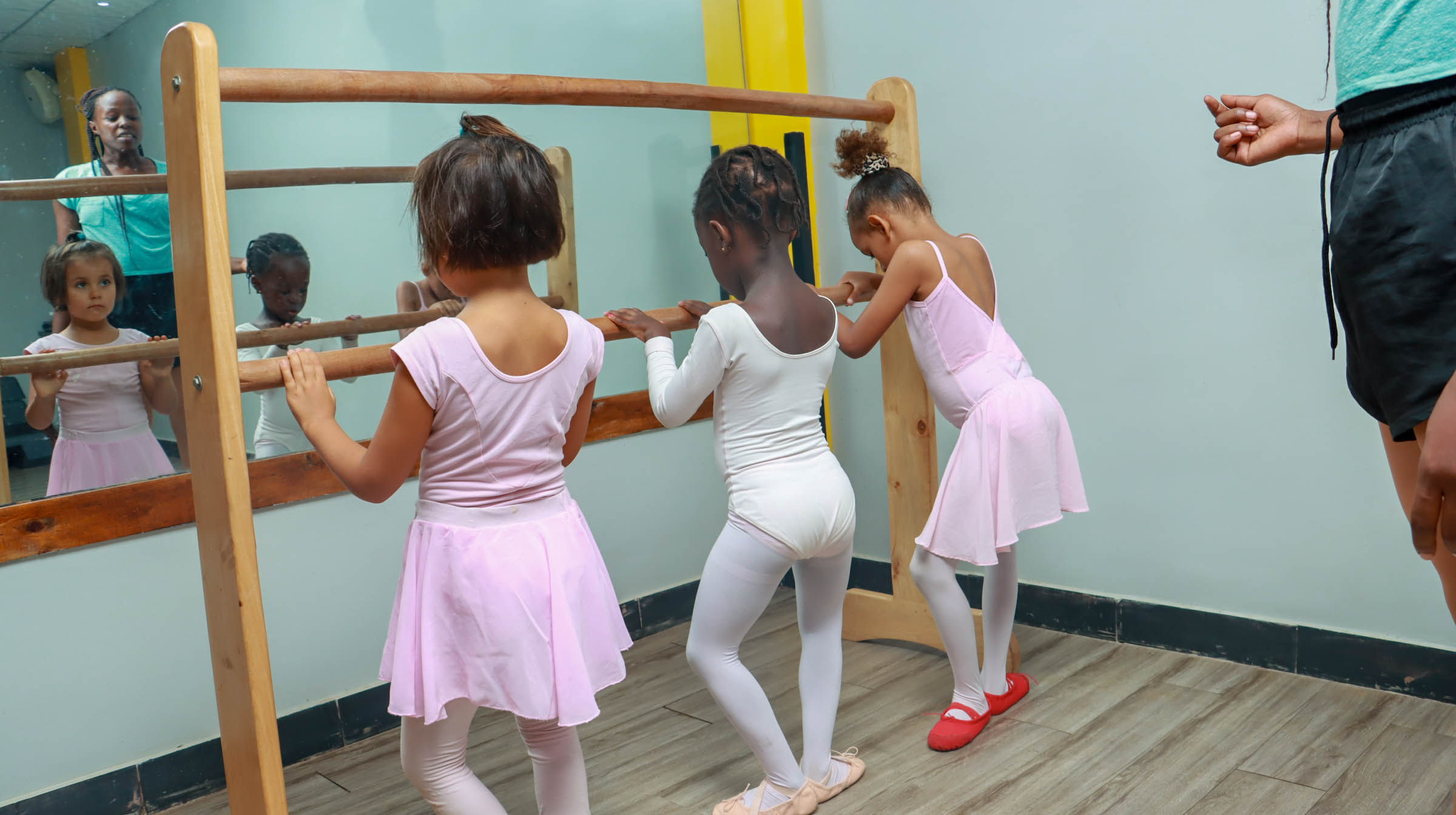 Dance students at Leotard Ballet, Entebbe
