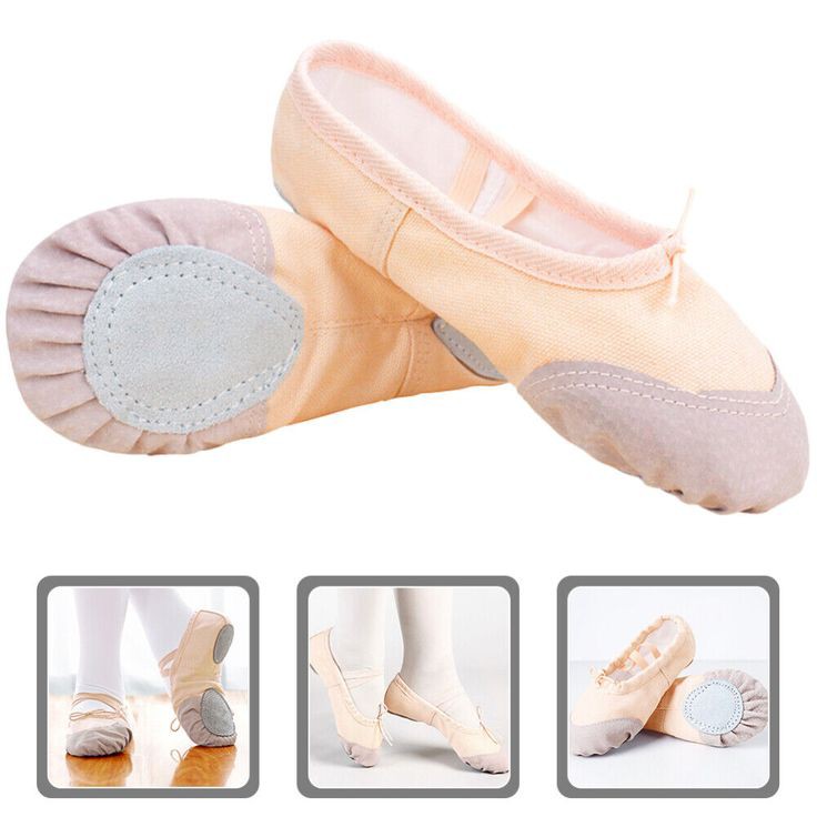 Leather Gymnastics Ballet Shoes