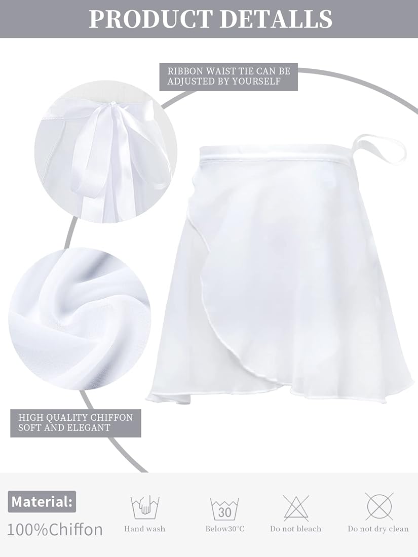 Teens White Chiffon Ballet Skirt, a timeless piece designed for young dancers who love grace and freedom of movement available for delivery in Uganda