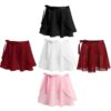 Our Kids & Teens Wrap Ballet Skirt is the perfect companion for ballet classes and performances in Uganda, made from soft, flowy chiffon, and comfortable