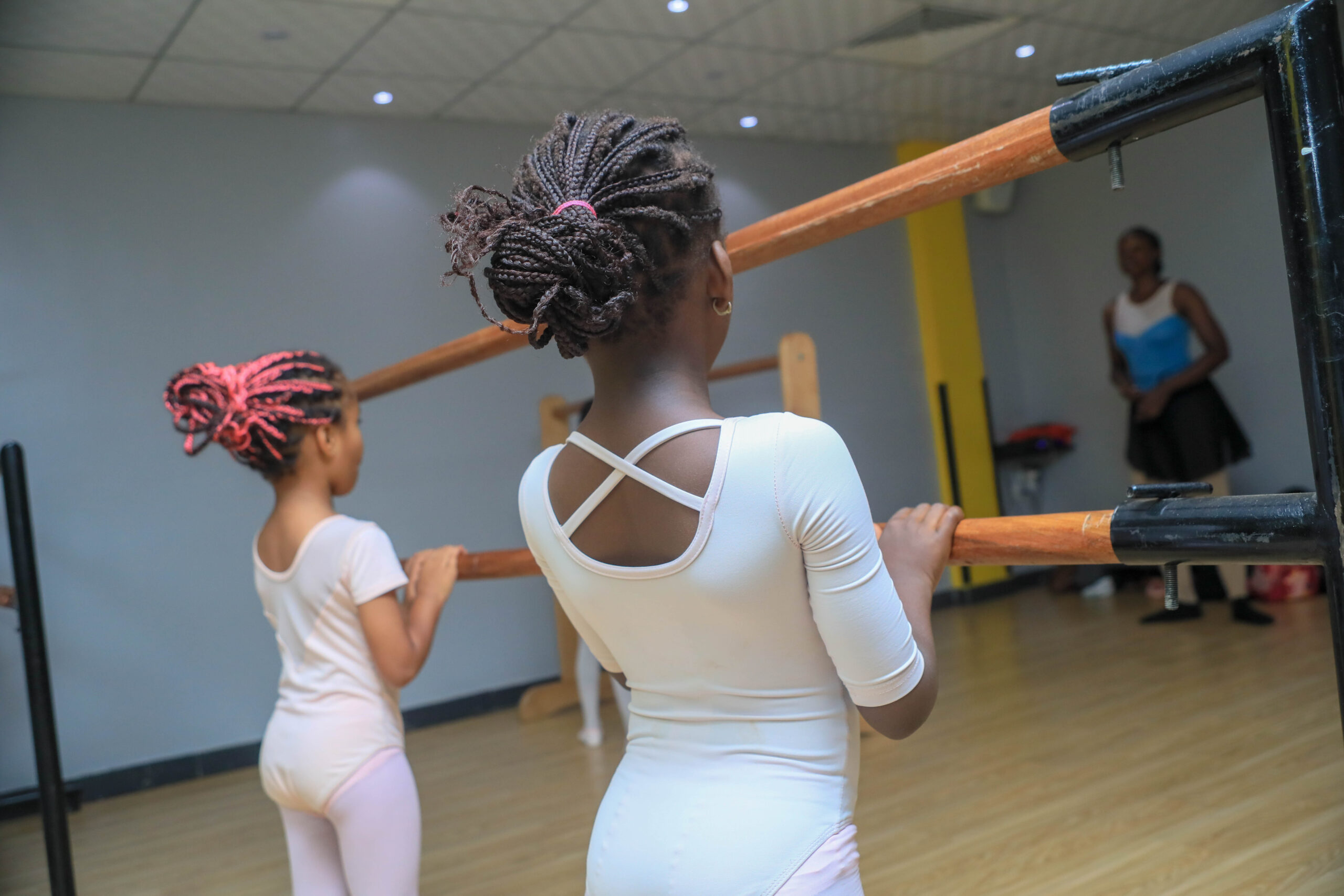 Ballet dancer training in Uganda